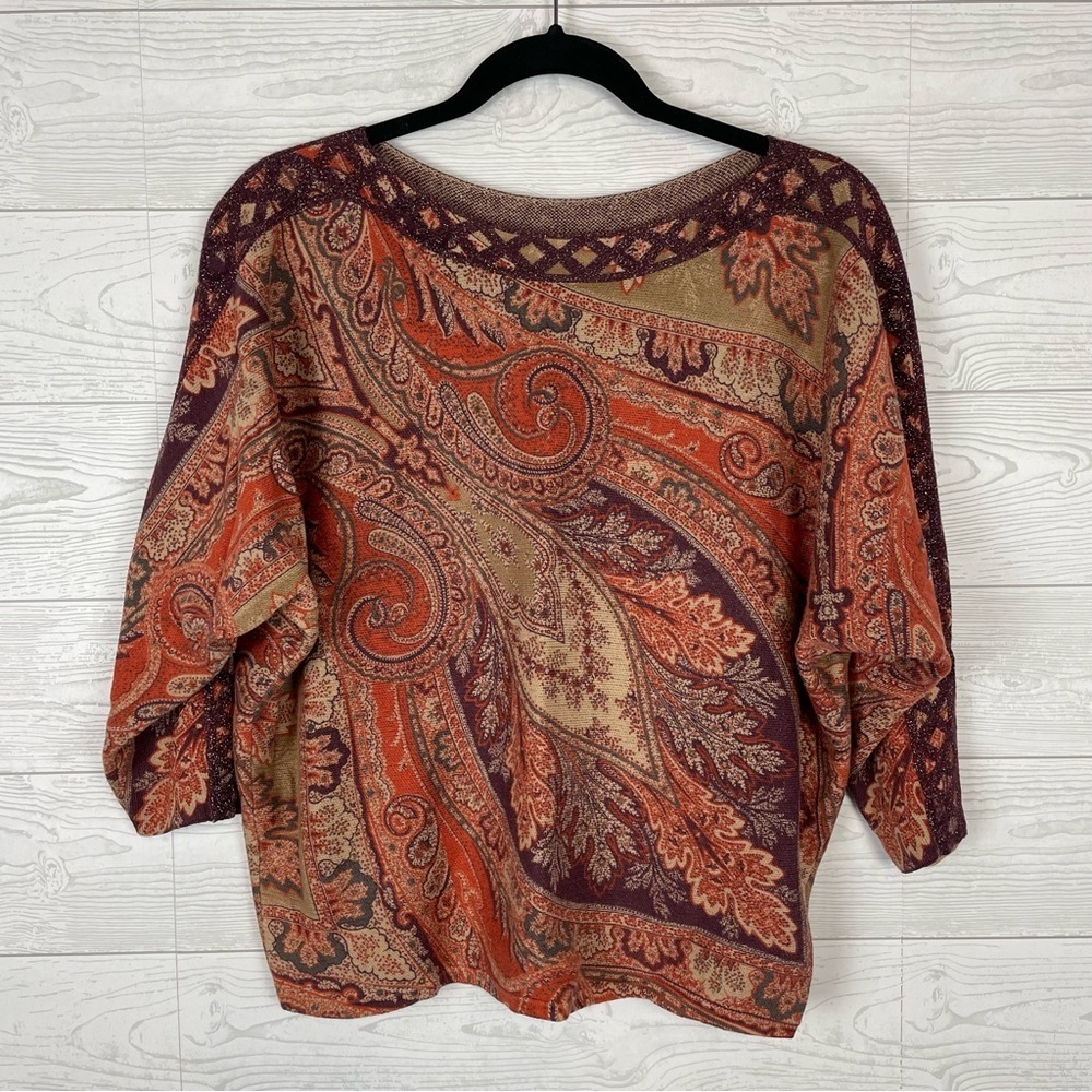 Chico’s Orange Blouse Size Small/1